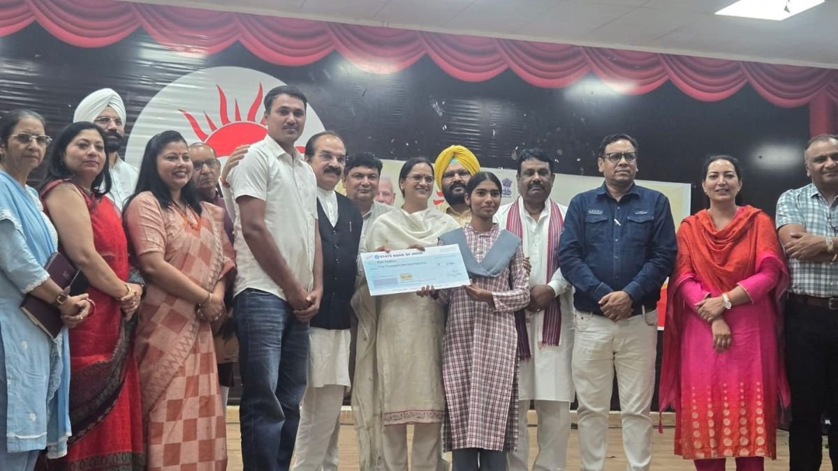 District Level Speech Competition Winner Anu