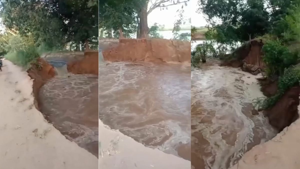 जोड़कियां के पास कुतियाना माइनर टूटने से 30 एकड़ खेतों में जलभराव