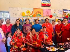 चंडीगडीया मोहल्ले में आंगन मिलन सेवा कार्यक्रम, महिलाओं को सरकारी योजनाओं की जानकारी दी